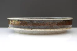 Discount Pamono Mid-Century Modern Abstract Large Art Pottery Plate by Inger Persson for Rorstrand, Sweden, 1960s