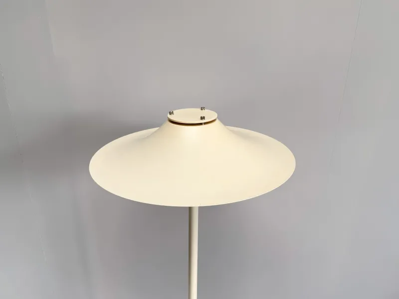 Pamono Mid-Century Modern Adina Floor Lamp with White Metal Shade from Lyfa, Denmark, 1970s> Floor Lamps