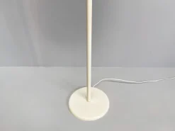 Pamono Mid-Century Modern Adina Floor Lamp with White Metal Shade from Lyfa, Denmark, 1970s><noscript><img width=
