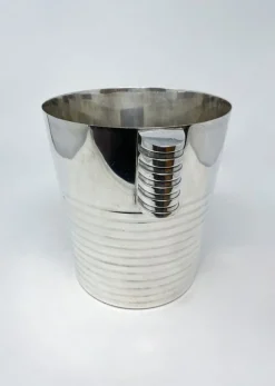 Online Pamono Mid-Century Modern Art Deco Ondulations Ice Bucket from Christofle, 1930s, Set of 2