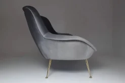 Discount Pamono Mid-Century Modern Bicolor Sofa from Isa Bergamo, Italy, 1950s