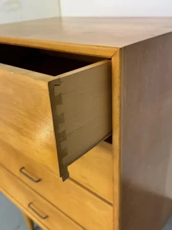 Pamono Mid-Century Modern Birch Chest of Drawers by Cees Braakman, 1950s><noscript><img width=