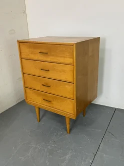 Pamono Mid-Century Modern Birch Chest of Drawers by Cees Braakman, 1950s><noscript><img width=