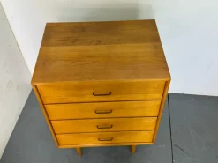Pamono Mid-Century Modern Birch Chest of Drawers by Cees Braakman, 1950s><noscript><img width=