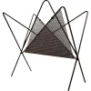Hot Pamono Mid-Century Modern Black Metal Magazine Holder by Mathieu Matégot, 1950s
