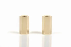 Pamono Mid-Century Modern Brass Candlesticks by Westerås Sweden, 1950s, Set of 2> Candleholders