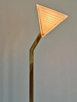Hot Pamono Mid-Century Modern Brass Floor Lamp from Peill & Putzler, 1970s