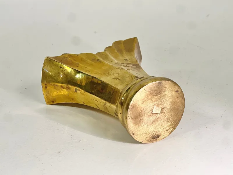 Pamono Mid-Century Modern Brass Vase, 1960s> Vases