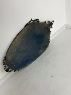 Outlet Pamono Mid-Century Modern Brass Wall Mirror, 1960s