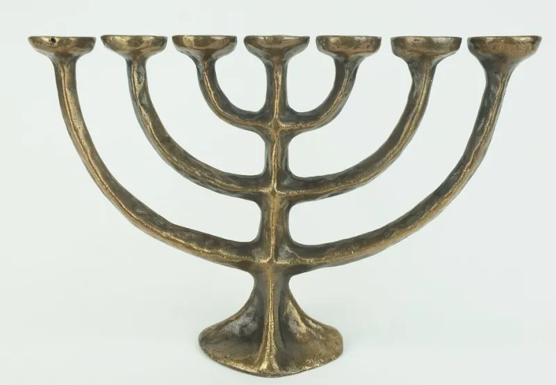 Discount Pamono Mid-Century Modern Brutalist Bronze Candleholder, 1960s