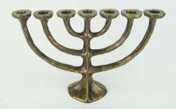 Discount Pamono Mid-Century Modern Brutalist Bronze Candleholder, 1960s