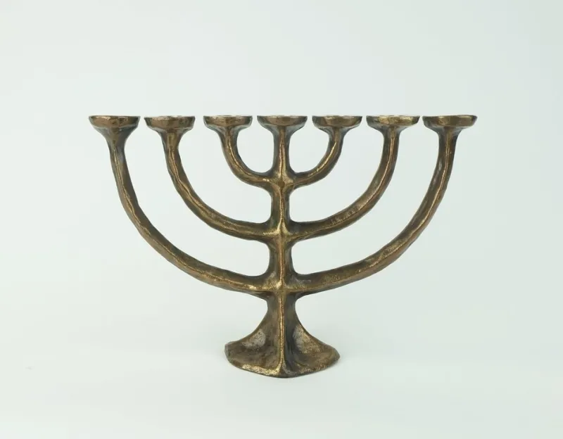 Discount Pamono Mid-Century Modern Brutalist Bronze Candleholder, 1960s