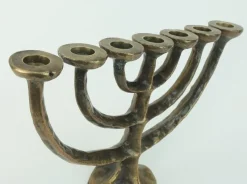 Discount Pamono Mid-Century Modern Brutalist Bronze Candleholder, 1960s