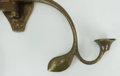 Best Pamono Mid-Century Modern Brutalist Bronze Wall Candleholder with 3 Swivel Arms, 1960s-1970s