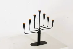 Pamono Mid-Century Modern Candleholders by Gunnar Ander for Ystad-Metall, 1960s, Set of 3><noscript><img width=