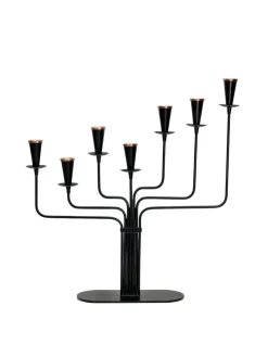 Pamono Mid-Century Modern Candleholder in Copper and Metal by Gunnar Ander for Ystad-Metall, 1960s> Candleholders