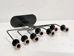 Pamono Mid-Century Modern Candleholder in Copper and Metal by Gunnar Ander for Ystad-Metall, 1960s><noscript><img width=