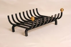 Outlet Pamono Mid-Century Modern Cast Iron Log Holder for Fireplace, 1960s