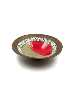 Pamono Mid-Century Modern Ceramic Bowl, France, 1970s><noscript><img width=