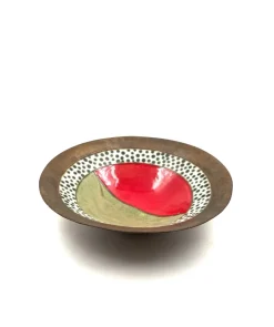 Pamono Mid-Century Modern Ceramic Bowl, France, 1970s><noscript><img width=