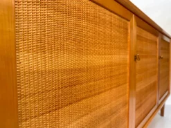 Online Pamono Mid-Century Modern Cherry Sideboard with Woven Front, West Germany, 1965