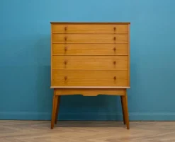 Outlet Pamono Mid-Century Modern Chest of Drawers in Walnut by Alfred Cox, 1950s