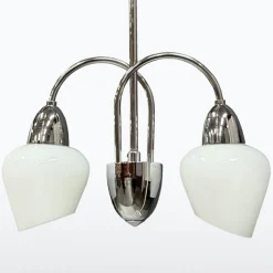 Pamono Mid-Century Modern Chrome Chandelier, 1960s> Ceiling Lights