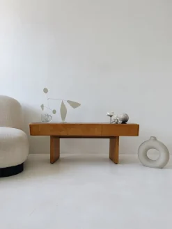 Pamono Mid-Century Modern Console Table by Jitona Soběslav, 1960s><noscript><img width=