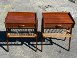 Sale Pamono Mid-Century Modern Danish Teak Nightstands by Søren Rasmussen, 1964, Set of 2