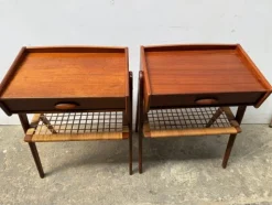 Sale Pamono Mid-Century Modern Danish Teak Nightstands by Søren Rasmussen, 1964, Set of 2