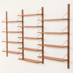 Pamono Mid-Century Modern Danish Teak Shleving Unit in the style of Poul Cadovius, 1960s><noscript><img width=