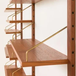 Pamono Mid-Century Modern Danish Teak Shleving Unit in the style of Poul Cadovius, 1960s><noscript><img width=