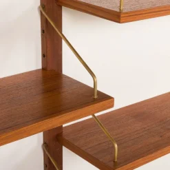 Pamono Mid-Century Modern Danish Teak Shleving Unit in the style of Poul Cadovius, 1960s><noscript><img width=