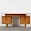 Outlet Pamono Mid-Century Modern Danish Walnut and Brass Desk by Alfred Cox, 1960s