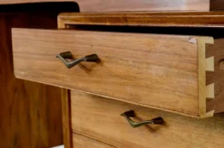 Outlet Pamono Mid-Century Modern Danish Walnut and Brass Desk by Alfred Cox, 1960s
