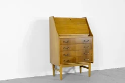 Pamono Mid-Century Modern Danish Teak Secretary, 1960s><noscript><img width=