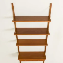 Pamono Mid-Century Modern Danish Wall Unit in Teak, 1960s><noscript><img width=