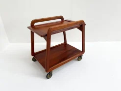 Pamono Mid-Century Modern Danish Serving Cart by Henning Wind-Hansen for Sika Furniture, 1960s> Serving Bar Carts & Trolleys