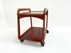 Pamono Mid-Century Modern Danish Serving Cart by Henning Wind-Hansen for Sika Furniture, 1960s><noscript><img width=