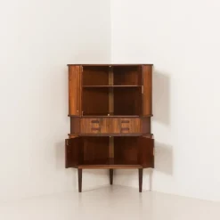 Pamono Mid-Century Modern Danish Rosewood Corner Cabinet, 1960s><noscript><img width=