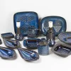 Pamono Mid-Century Modern Danish Dishes in Stoneware from Søholm, 1960s, Set of 17> Serving Dishes