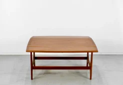 Pamono Mid-Century Modern Danish Style Drop Leaf Teak Coffee Table, 1960s> Coffee & Side Tables
