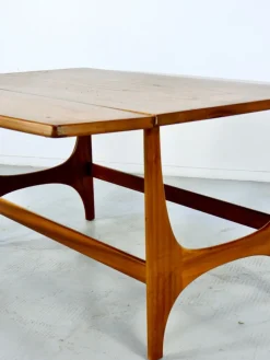Pamono Mid-Century Modern Danish Style Drop Leaf Teak Coffee Table, 1960s><noscript><img width=