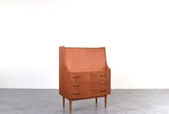 Best Pamono Mid-Century Modern Danish Teak Secretaire by Gunnar Nielsen for Tibergaard, 1960s