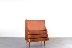 Best Pamono Mid-Century Modern Danish Teak Secretaire by Gunnar Nielsen for Tibergaard, 1960s