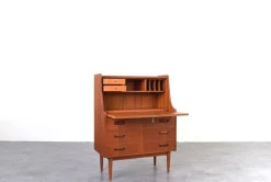 Best Pamono Mid-Century Modern Danish Teak Secretaire by Gunnar Nielsen for Tibergaard, 1960s