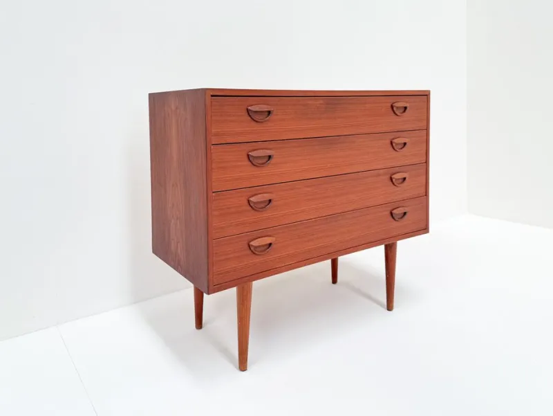 Online Pamono Mid-Century Modern Danish Teak Chest of Drawers by Kai Kristiansen, 1960s