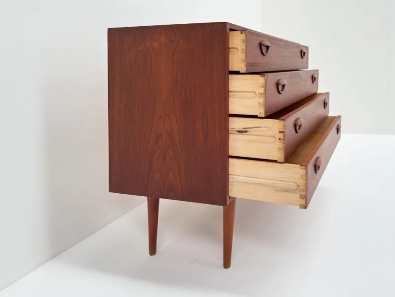 Online Pamono Mid-Century Modern Danish Teak Chest of Drawers by Kai Kristiansen, 1960s