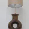 Pamono Mid-Century Modern Danish Circular Stoneware Floor Lamp, 1960s> Floor Lamps