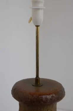 Pamono Mid-Century Modern Danish Circular Stoneware Floor Lamp, 1960s><noscript><img width=